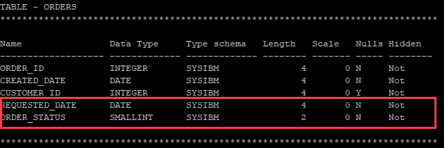 Db2 ALTER TABLE ADD COLUMN add multiple columns example